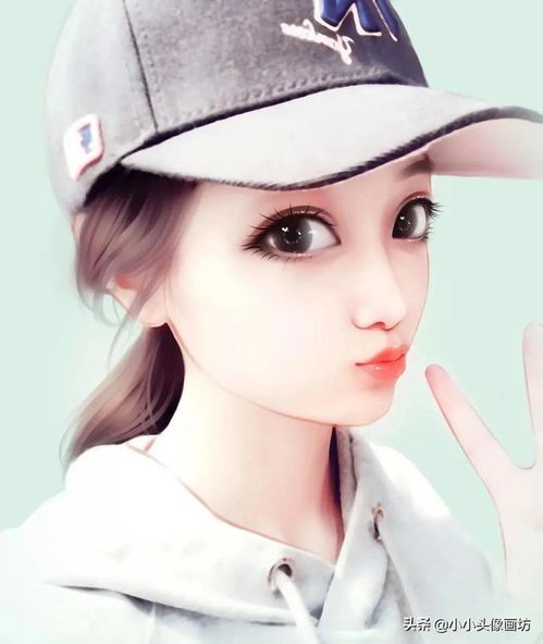 你的头像该换了,最美女生芭比娃娃真人漫画头像,减龄又好看