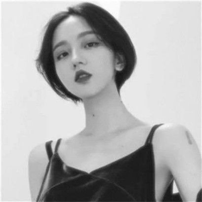 个性女生头像黑白系,生活真的让我很累