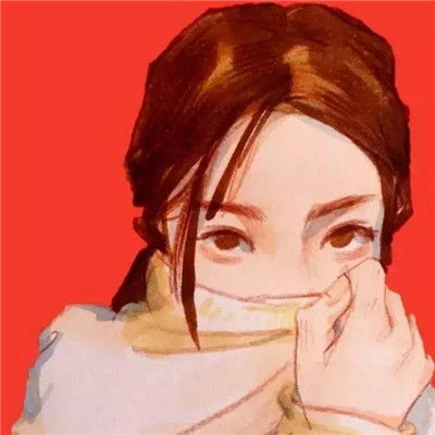 手绘头像女生唯美简约可爱又漂亮的长发短发女生