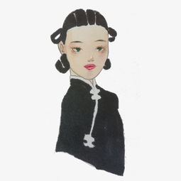手绘原创高冷古风美女图片素材其他格式下载动漫人物大全