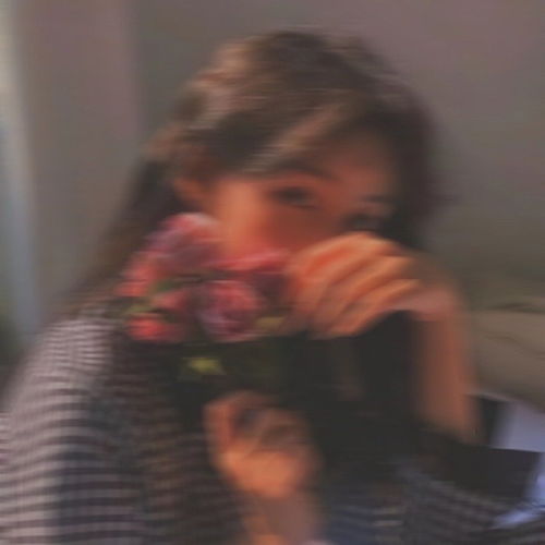 女生头像模糊女头