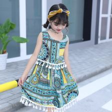 女童连衣裙夏中大童韩国