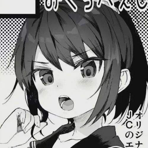 第589期日漫女头0308精选黑白日漫女生头像60张