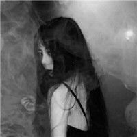 暗黑风个性女生头像黑白伤感女头