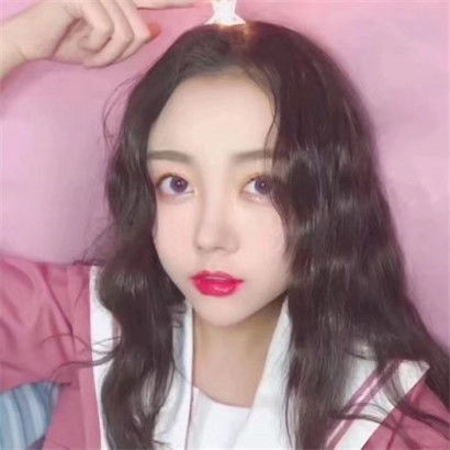 粉色头像女生唯美女生