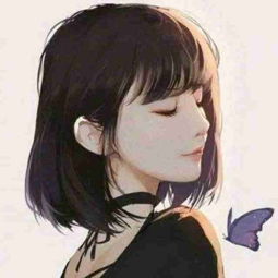 头像小女孩简单气质情侣头像