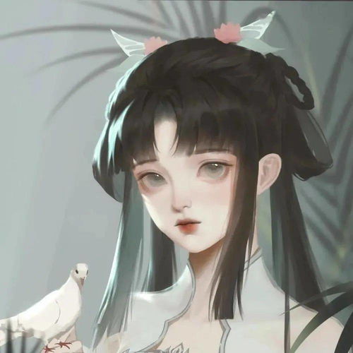 唯美浪漫系动漫女生头像