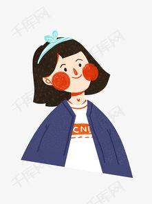 扁平化彩绘女孩可爱人物设计素材图片免费下载高清psd千库网图片编号11674963