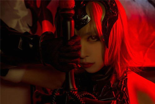 cosplayfate黑贞德,高冷霸气,眼神太到位了
