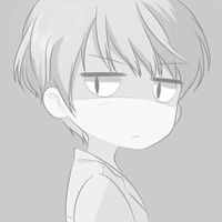 二次元黑白简约男头像简约黑白男生二次元头像