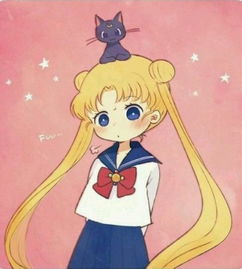 还是求美少女的原图黑猫在美少女头顶的