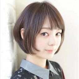 我是个初中女生,现在有刘海,圆脸,适合哪种发型,带图片