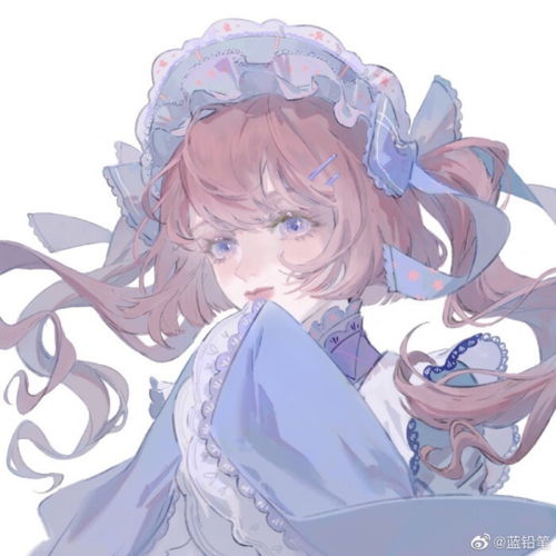 手绘梦幻动漫女生头像
