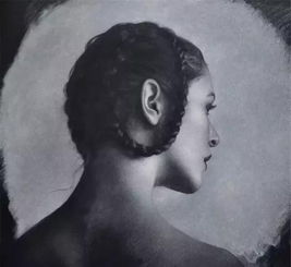 素描肖像画得好的很多,女人画这么传情的却不多