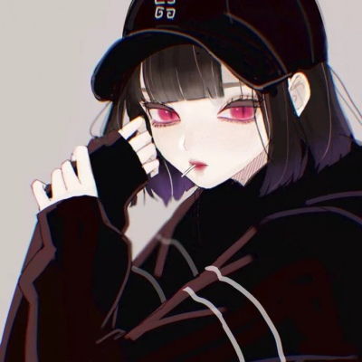 短发女头像二次元