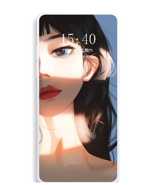 仙气女生插画壁纸,是光让少女惊艳了岁月