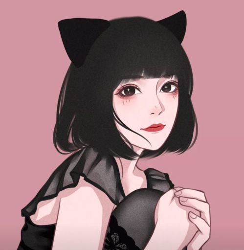 闺蜜头像女生手绘头像大全