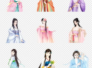 50款中国风古风古代宫廷美女png素材图片模板下载33.53mb古风戏曲人物大全人物形象