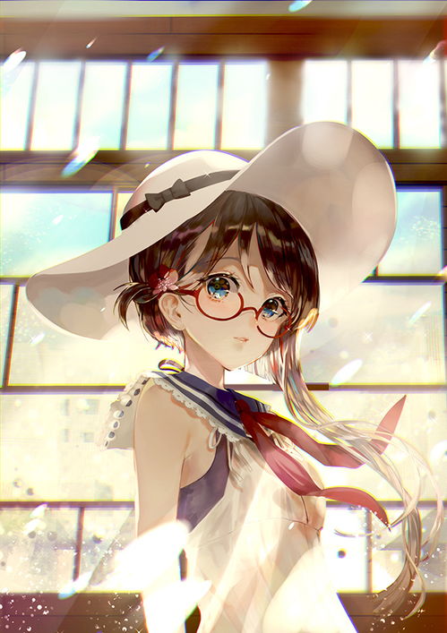当她们戴上眼镜二次元眼镜娘