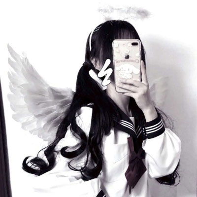 头像女生手机遮脸可爱高清女学生头像系列
