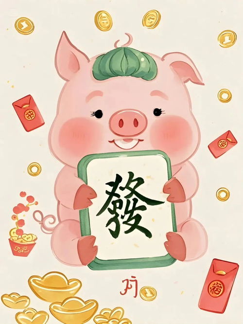 十二生肖发财头像