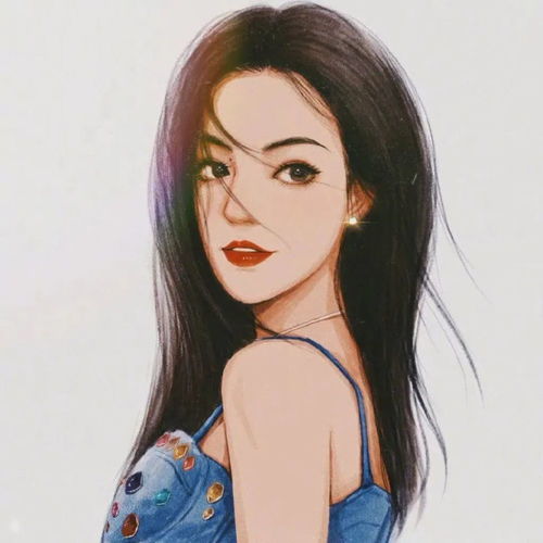 2022年单人头像超美的微信插画头像