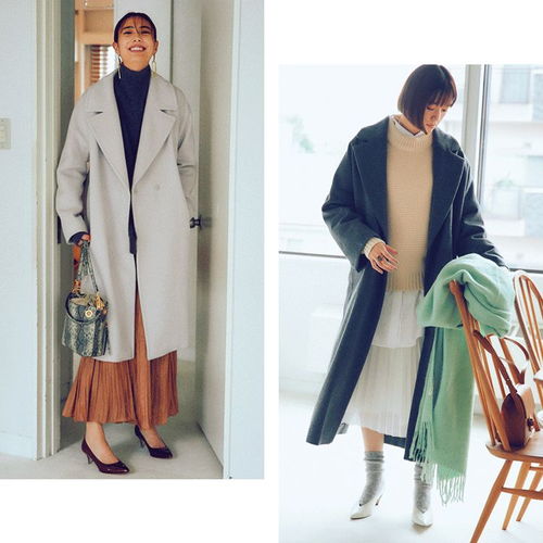 大衣棉服︳日本女生在穿这些好看外套