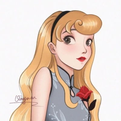 女生闺蜜头像迪士尼公主