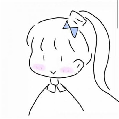 女生可爱头像手绘头像简笔画