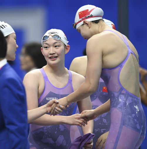 游泳女子4x200米自由泳接力决赛赛况