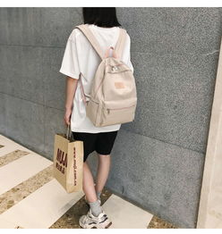ins风书包少女日系韩版高中大学生原宿ulzzang简约百搭双肩包背包