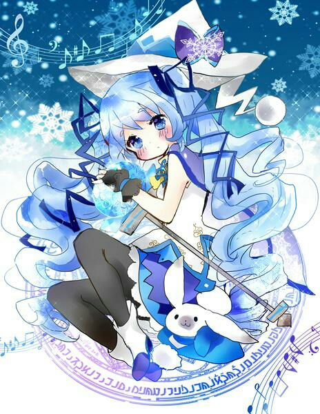 初音未来壁纸分享11雪初音