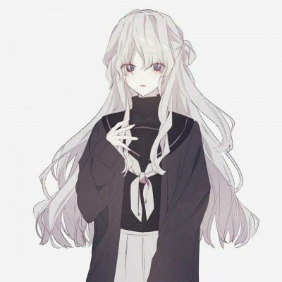 暗黑漫画头像女生女头