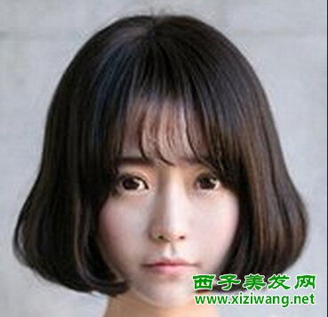 女生非主流波波头图片清新自然又干净