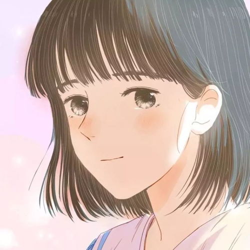 找到啦︰粉色动漫女生侧脸头像我大概画了画