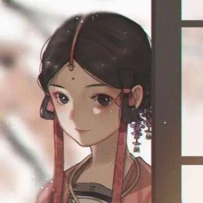 古风女生头像今天有着迟暮的霞光,正如晚来的你皆是笑意