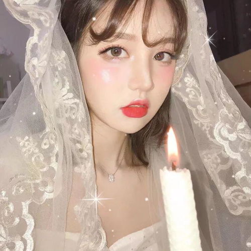 女生婚纱微信头像仙气梦幻真人婚纱头像