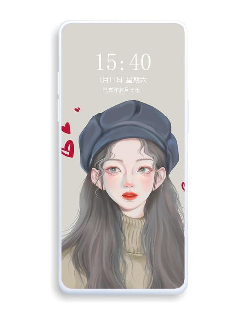 超美仙气女生插画壁纸,慢慢生活,慢慢热爱