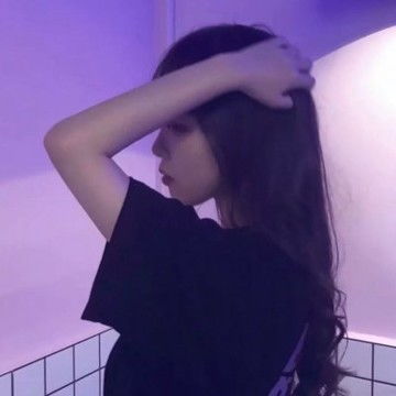 最新好看的女生侧颜照头像