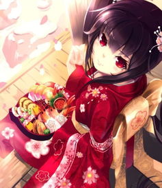 二次元和风美图魅力无限,身姿优美的漂亮女生,这和服太美了吧