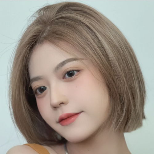 短发美女头像