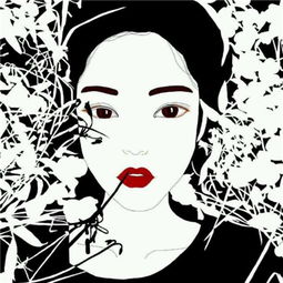 qq头像女生帅气冷酷彩色素描头像2018做你的神颠倒众生