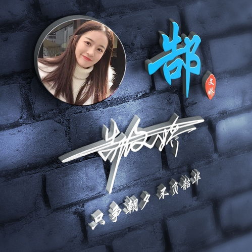 您的头像该换换了,3d立体商务艺术签名头像,请查收你的名字