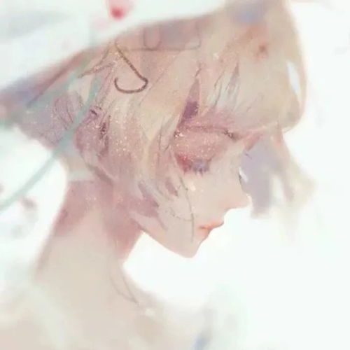 动漫女头文艺唯美忧郁插画女生头像