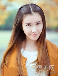 夏日清爽中分发型大方脸也能小清新