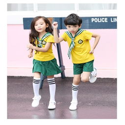 雅曼服饰图小学生夏天校服夏天校服