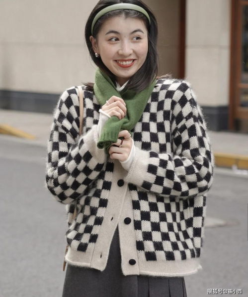 真正有品位的女人,都爱穿针织开衫学博主这样搭,时髦特好看