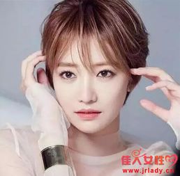 男友同款短发发型图片古力娜扎郭采洁来示范