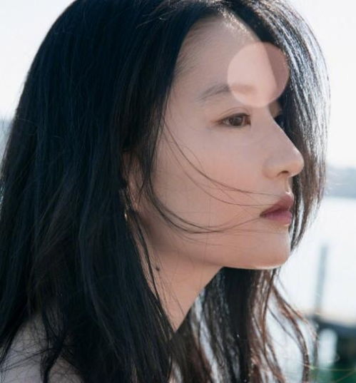 美女侧脸头像超清刘亦菲