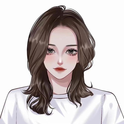 手绘头像女生头像绘画精致女生头像